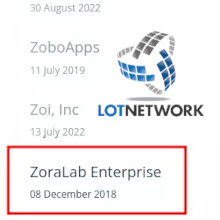 ZORALab是LOT Network成员